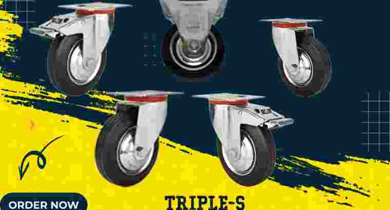 Jual Roda Trolley Karet Merk Triple-s