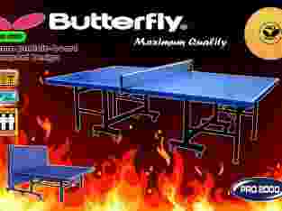 Tenis meja pingpong merk BUTTERFLY dari PRO 2000