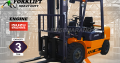 Forklift Diesel Mesin Japan Kapasitas 3 Ton 3 Mete