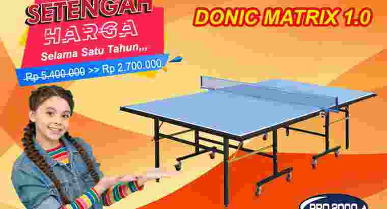 Tenis Meja Pingpong merk DONIC MATRIX 1.0 Diskon