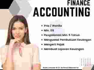 Lowongan Kerja Finance Accounting