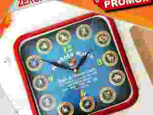 Souvenir Promosi Jam Dinding Kotak Piorus 057