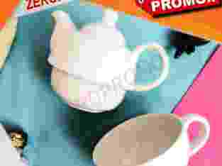 Souvenir Hampers Tea Set Keramik Teko Cangkir