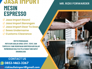 Jasa Import Mesin Espresso 0853-1463-3267