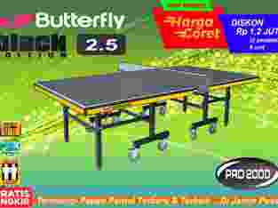 Tenis Meja pingpong merk Butterfly warna hitam