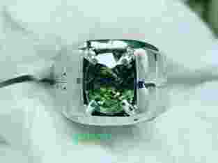 NATURAL green sapphire bersertifikat