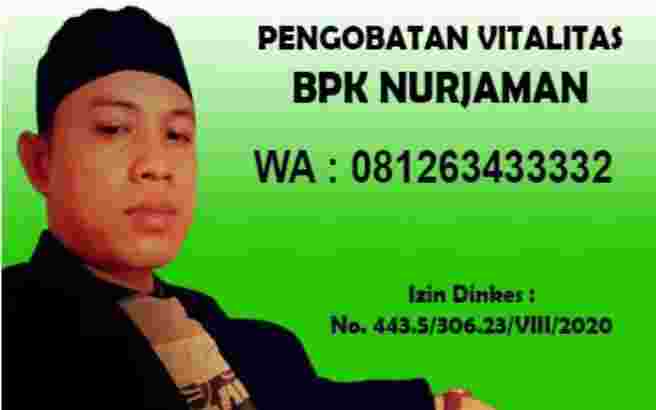 Pusat pengobatan alat vital Tangerang Selatan Bpk Nurjaman