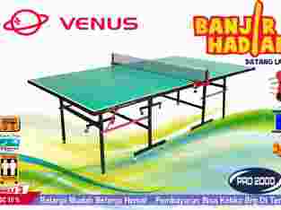 Tenis meja pingpong merk VENUS warna hijau