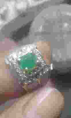 zamrud emerald beryl bersertifikat