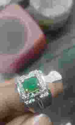 zamrud emerald beryl bersertifikat