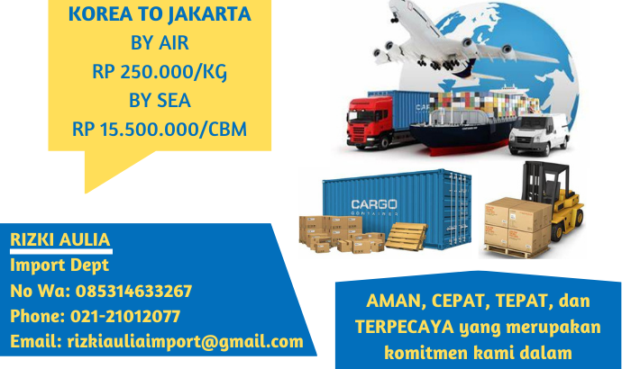 Jasa Import Barang Dari Korea