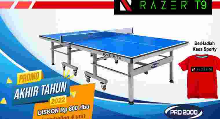 Tenis Meja Pingpong merk RAZER T9 Diskon 800 ribu