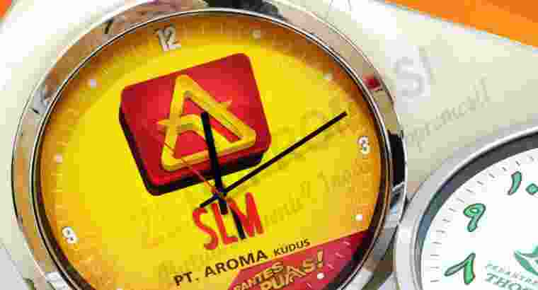 Souvenir Jam Dinding Promosi Tipe 286 ring chrome