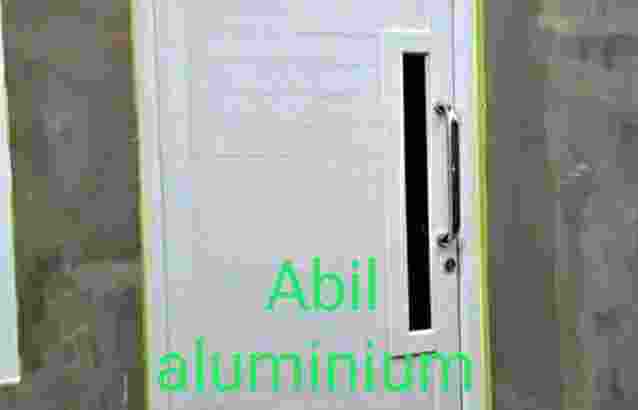 pintu aluminium full swing door