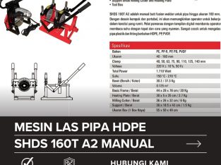 Mesin Las Pipa HDPE SHDS 160Y A2