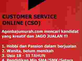 Lowongan Customer Service Online