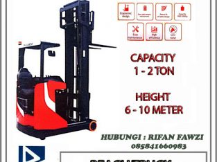 Forklift ReachTruck Kapasitas 1 – 2 Ton