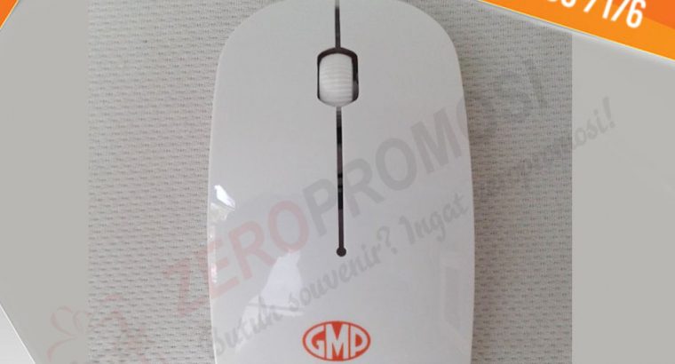 Souvenir Mouse MW03 Glossy White Custom Logo