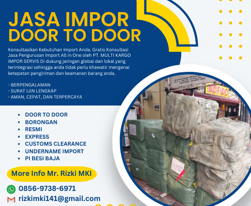 Jasa Import Door To Door Dari Taiwan