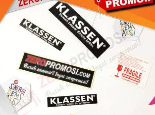 Sticker Cromo Custom Untuk Souvenir Label Cutting