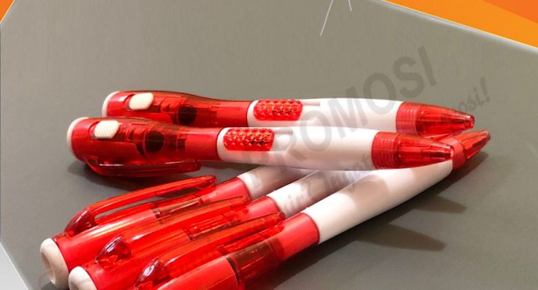 Souvenir merah putih – Pulpen senter 17 agustusan