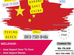 Jasa Import Door To Door China Ke Jakarta