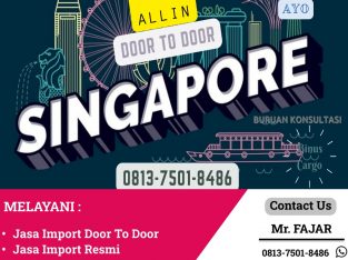 Jasa Import Door To Door Singapore Ke Jakarta