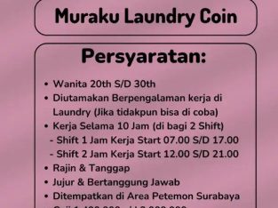 Lowongan kerja Laundry Surabaya