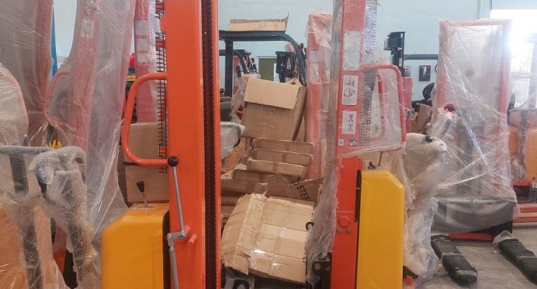 Hand Forklift Stacker Semi Electric 1 Ton