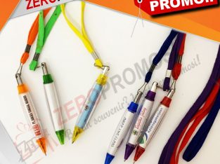 souvenir Pen Promosi Cabe Tali insert stiker
