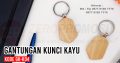 Souvenir Gantungan Kunci dari Kayu Unik GK-K04