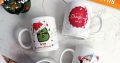 Gelas Natal Santa Kado Souvenir Mug Merry Christma