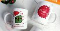 Gelas Natal Santa Kado Souvenir Mug Merry Christma