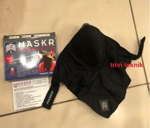 maskr masker debu asap anti polusi long