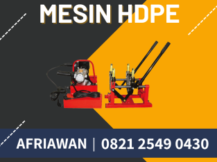 Mesin Pipa HDPE SHDS 160 T A2 (40-160mm) 2 clamp