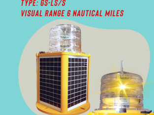 JUAL LAMPU NAVIGASI SOLAR PANEL TYPE: GS-LS/S 6 NM