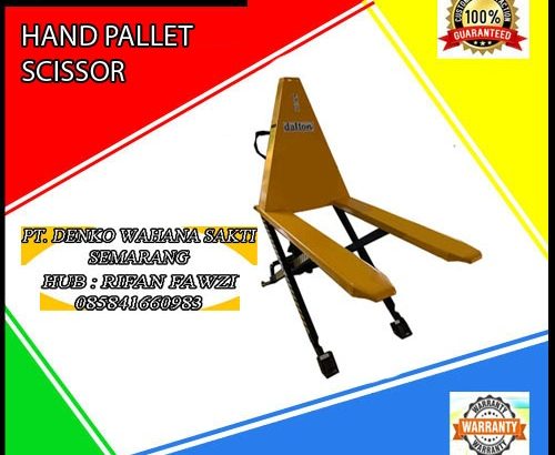 Hand Pallet Tinggi Kapasitas 1 ton Meja Scissor