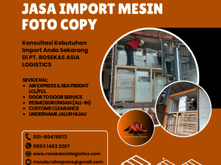 Jasa Import Mesin Foto Copy Dari China