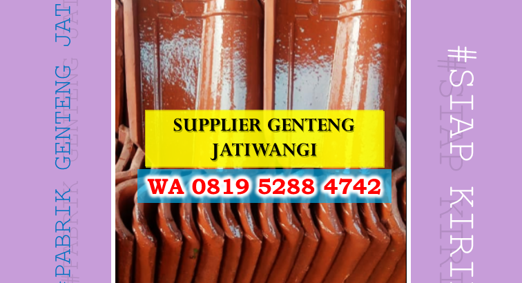 WA 0819 5288 4742. Grosir Genteng Jatiwangi Bogor