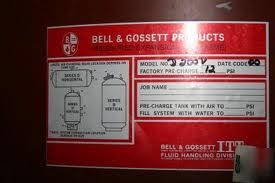 BELL + GOSSETT PUMP VESSEL TANK PARTS – TIARASAKTI