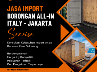 Jasa Import Mesin Borongan All-In Italy – Jakarta