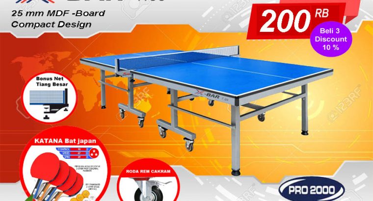 Tenis meja pingpong merk X-BAR T88